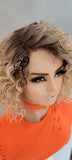 (Marilyn) HD Lace front curly side part wig
