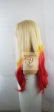 Fire starter color lace front wig 3 tone