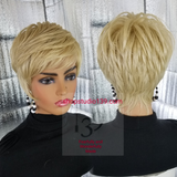 (Cathy) pixie cut wig with side burns