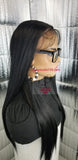 (Michelle) Long free part lace front 360° wig
