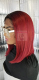(Tanya) Blunt cut bob wig with middle part