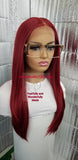 (Lori) transparent Lace Front Wig with shifting part
