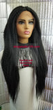 Yaki lace front wig with shifting part