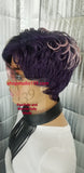 (Chastity) pixie cut wig with side part