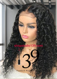 Human Hair Lace Front Wigs Water Wave Lace Frontal Wigs Wet and Wavy Human Hair Wig with Baby Hair Pre Plucked Hairline