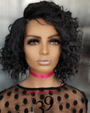 (Marilyn) HD Lace front Curly side part wig
