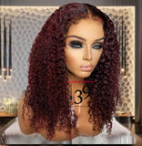 99j  Human Hair HD lace front wig