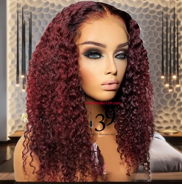 99j  Human Hair HD lace front wig