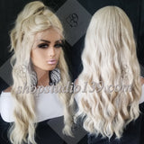(Karen) Beach Wave HD lace front wig with shifting part