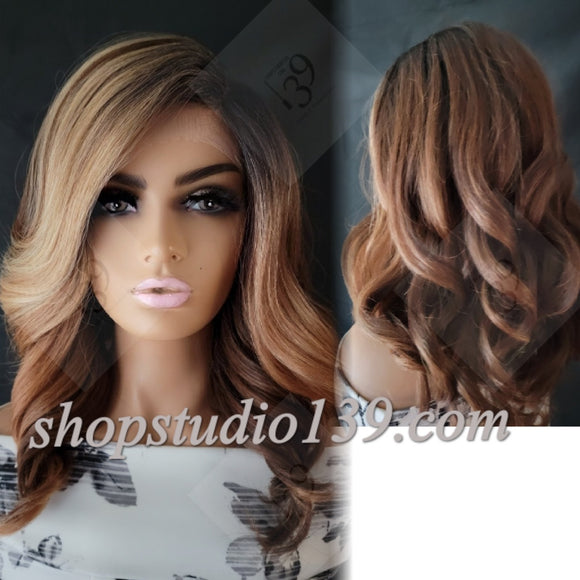 (Joey) 3 tone HD lace front wig