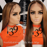 (Jan) HD Lace Front wig With shifting part