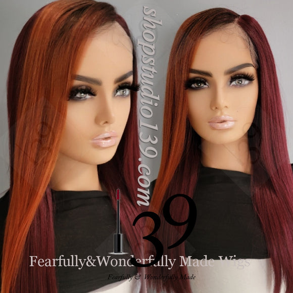 ( Norma) Sexy HD lace front wig with shifting part