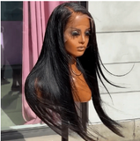 Human Hair  Hd Transparent Lace Frontal Wig