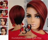 (Beverly ) Short sassy pixie wig with undercut