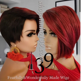 (Beverly ) Short sassy pixie wig with undercut