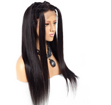 Black ShowStopper Brazilian Human hair full lace wig with baby hair the lace human hair wigs