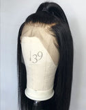 Bone Straight Human Hair Free Parting Lace Front Wig