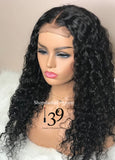 100% Human Hair Lace Front Wig with Natral Free Parting Space