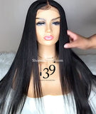 Human Hair Bone Straight Lace Front Wig