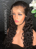 Celebrity inspired 100% Human Hair Water wave lace front