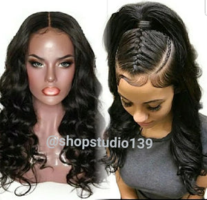 Deep wave Human Hair Lace front wig