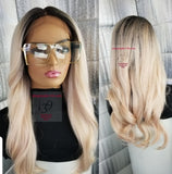 Rosegold lace front wig