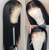 Human Hair Straight  13*4 Lace Front  Wig