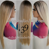 (Yogi)3 tone hd lace ftont wig with shifting part