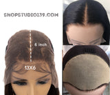 celebrity wow factor 30 inch Beautiful straight Virgin Human Hair Lace Front Wig With Free part spaceing 13x6 inches 200 density