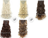Affordable celebrity Wowfactor 20” Curly Full Head Clip in High Quality Synthetic Hair Extensions 7pcs 140gram