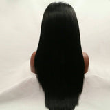 Celebrity Lace Front   26 inch Double Braided or Striaight wig black with BabyHair 2in1