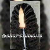 100% Human Hair Water Wave Lace Front Virgin Brazilian Wig