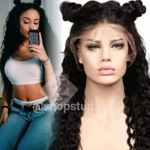 100% virgin Brazilian Human Hair Lace front wig
