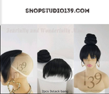 Celebrity Quick Clip in hair extention chinese bang bun pieces perfect and Fast for any occasion