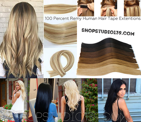 5 star Celebrity Human Tape in Hair Extensions 20 inch 20 pcs High quality Remy Straight Hair