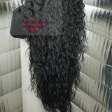 (Natalie) Extra Long Water Wave HD Lace Front Wig