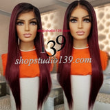 (Jamie) Shifting Part  lace front wig