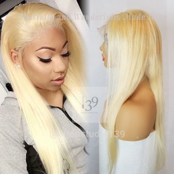 100% Human Hair Full lace wig