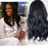 (67) 100% Human Hair Loose Wave lace front wig with free parting