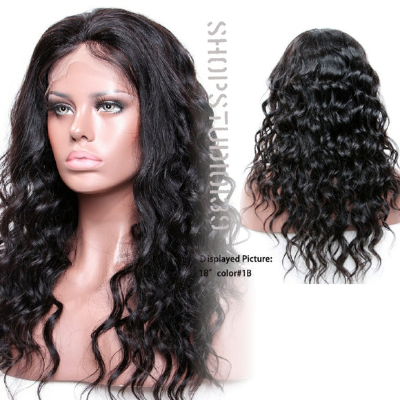 Human hair Bodywave lace front wig