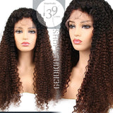 Brazilian Slayqueen celebrity Lace Front ombre color Wigs