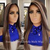Panio colored Hd lace front wig