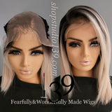 Rosegold HD lace front wig with freepart
